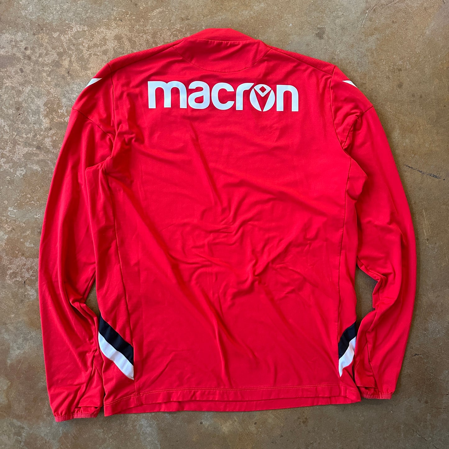 Stoke City FC The Potters Training Pullover Jersey Long Sleeve Shirt 00's - L