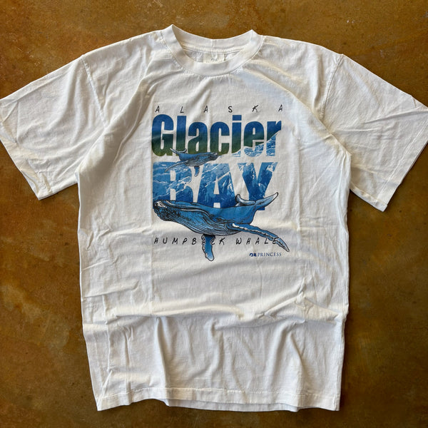 Princess Cruise Glacier Bay Alaska Whale Shirt 90's - 3XL