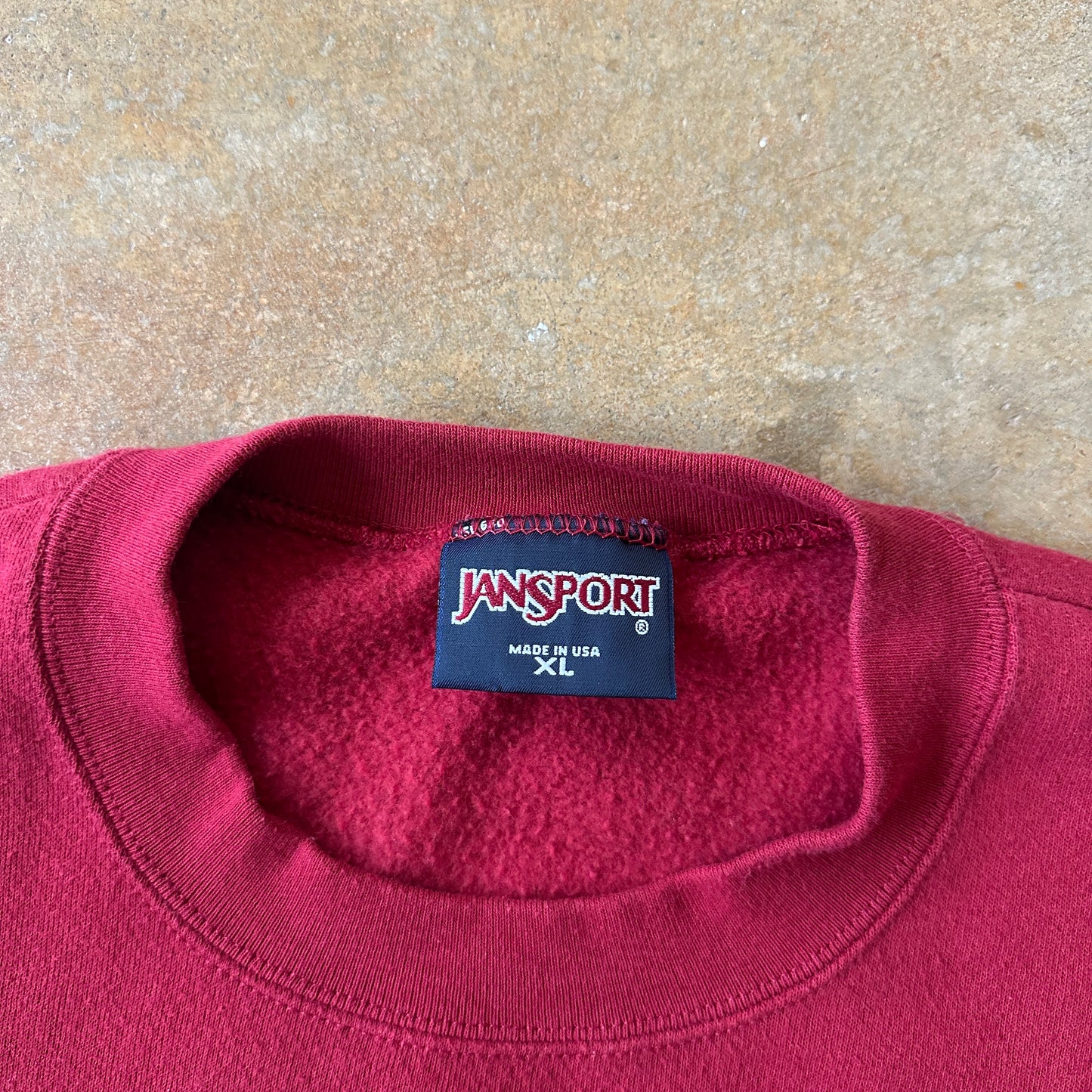 Mineral Area College Jansport Embroidered Crewneck Pullover 90's - XL
