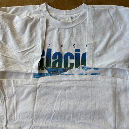Princess Cruise Glacier Bay Alaska Whale Shirt 90's - 3XL
