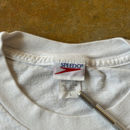 Speedo Tropical Beach Graphic Surf Shirt 90's - M