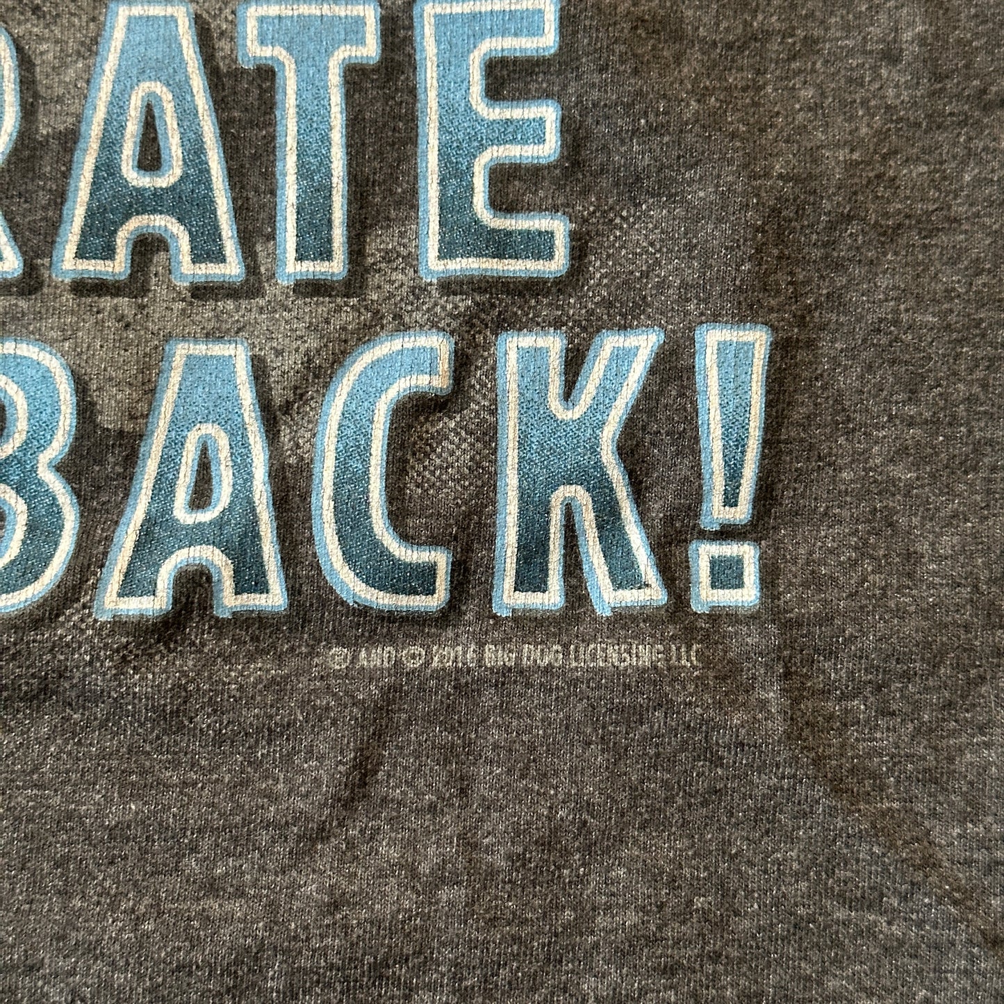 Big Dogs Double Sided Funny Beer Shirt Heather Gray - XL