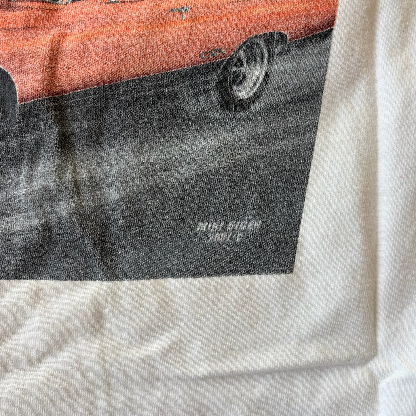 In N Out Burger California Classic Car Graphic Shirt 00's - XL