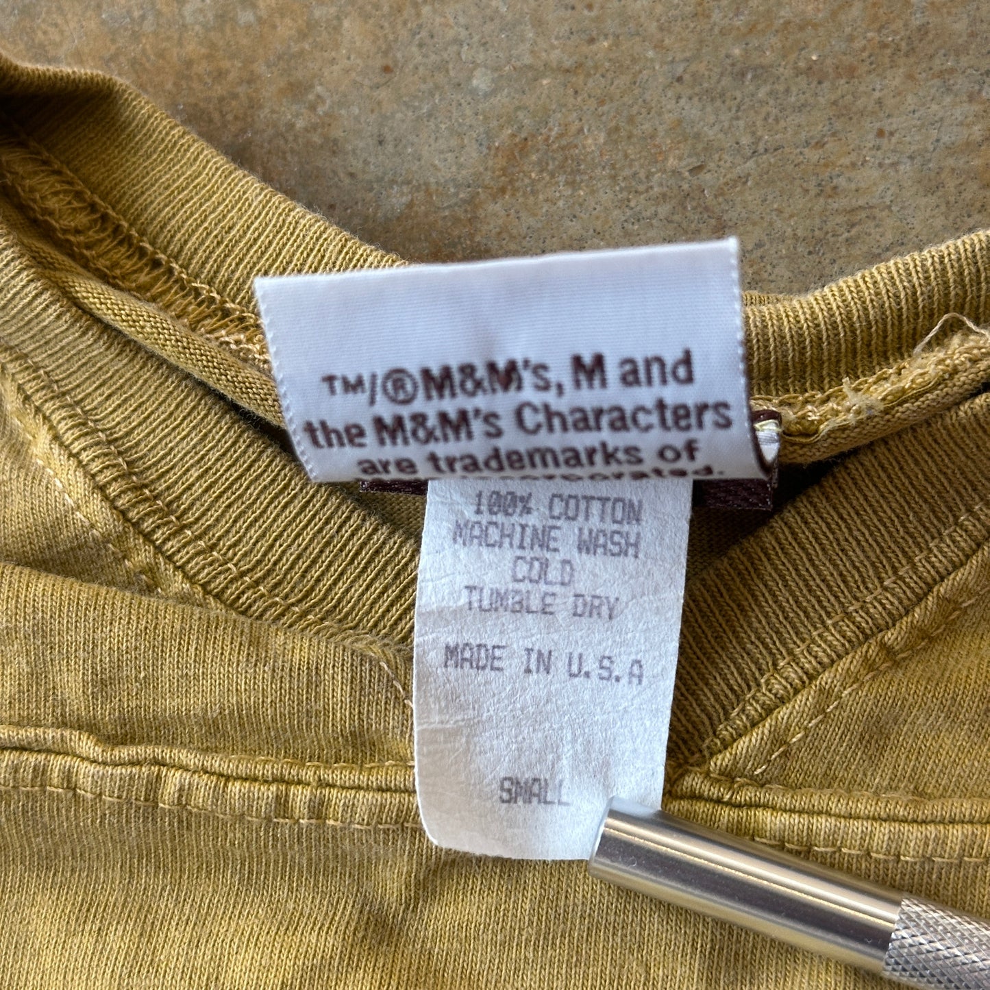 M&M Candy Coated Champ Football Raglan Sleeve Baseball Shirt 90's - S