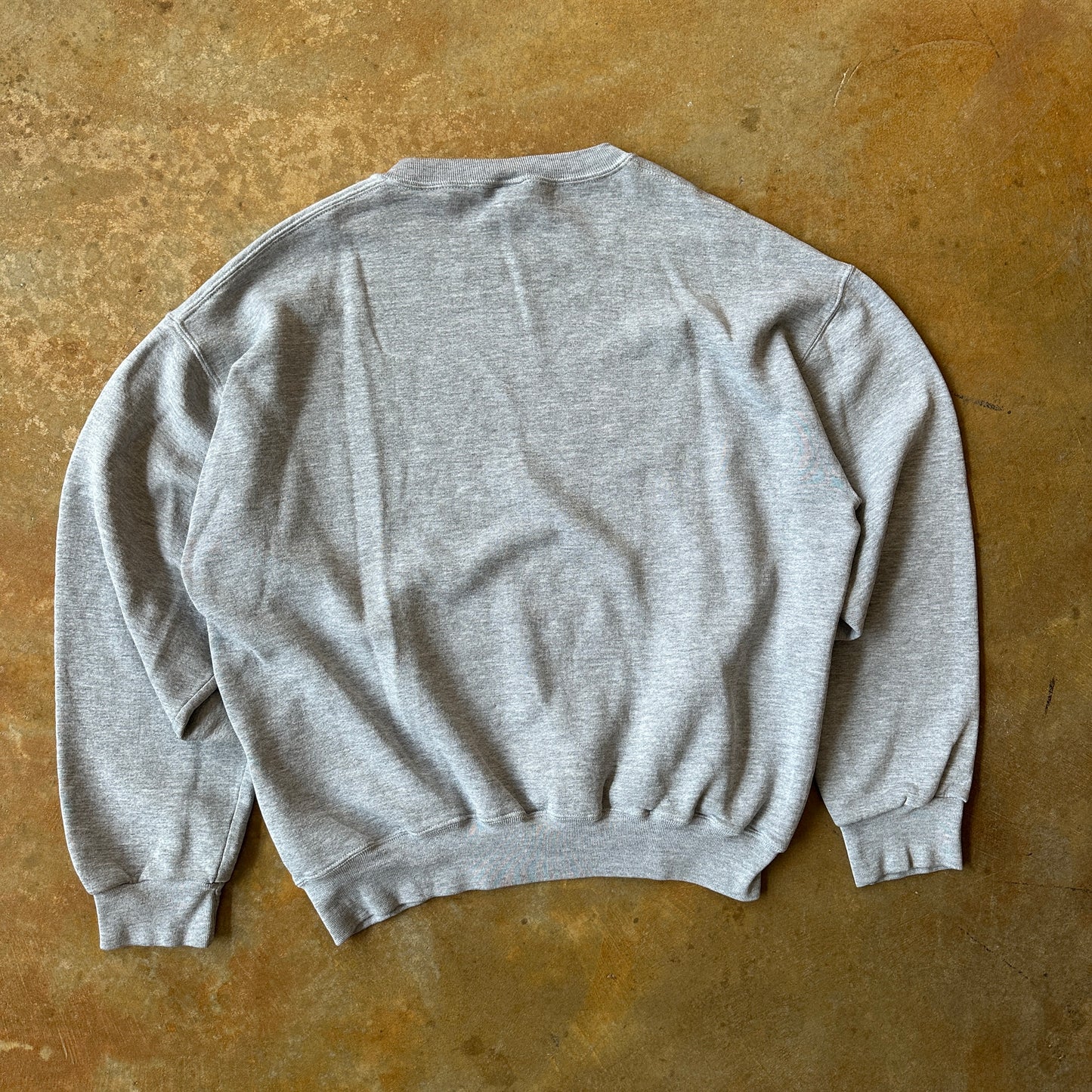 Russell Athletic Crewneck Sweatshirt Blank Gray Pullover 90's - XLT
