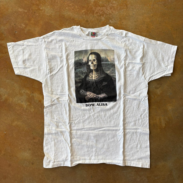 Mona Lisa 1999 Parody 'Bone Alisa' Shirt 90's - 2XL