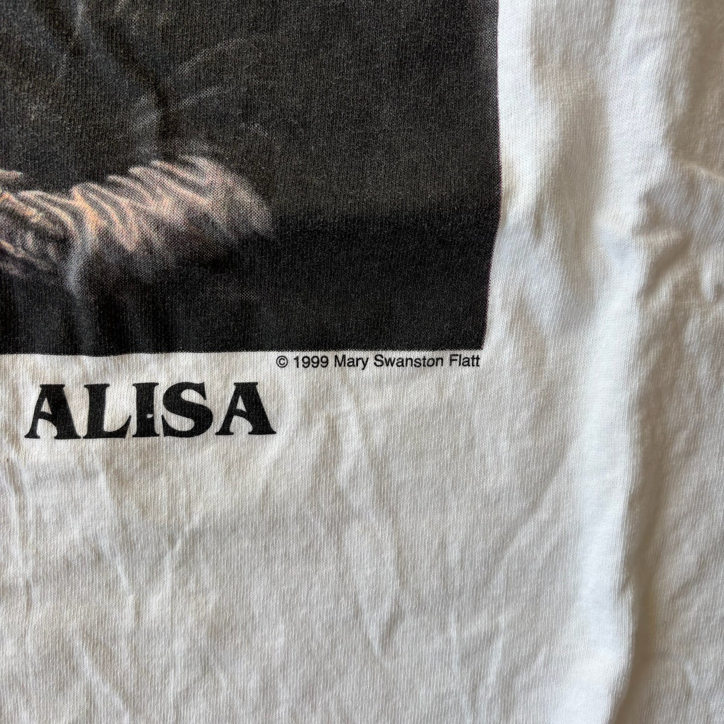 Mona Lisa 1999 Parody 'Bone Alisa' Shirt 90's - 2XL