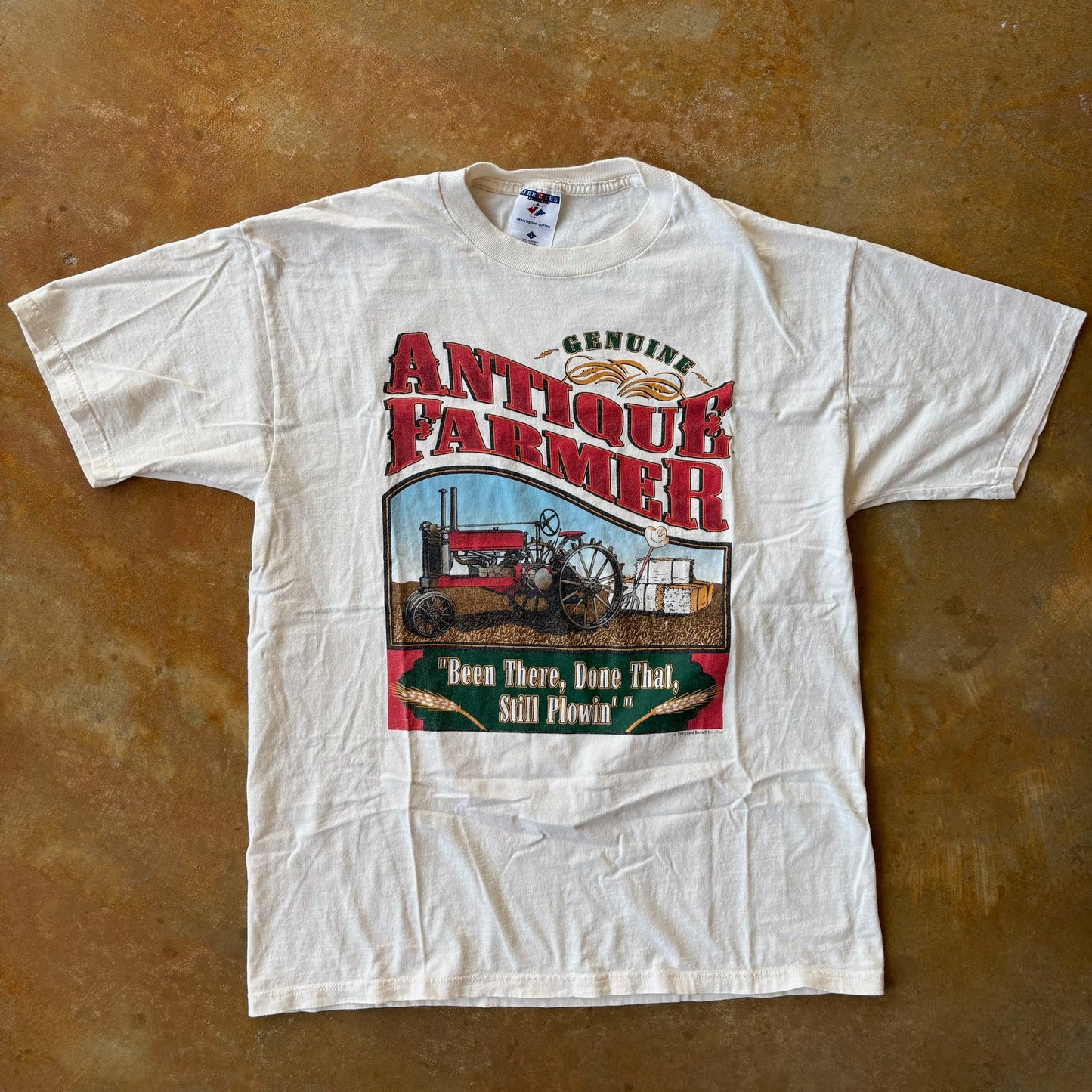 Antique Farmer 1995 Tractor Shirt 90's - L