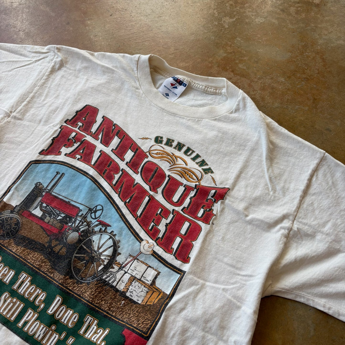 Antique Farmer 1995 Tractor Shirt 90's - L