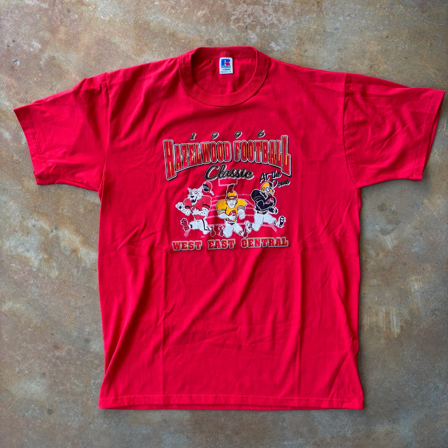 Hazelwood High School 1996 Red Shirt 90's - L