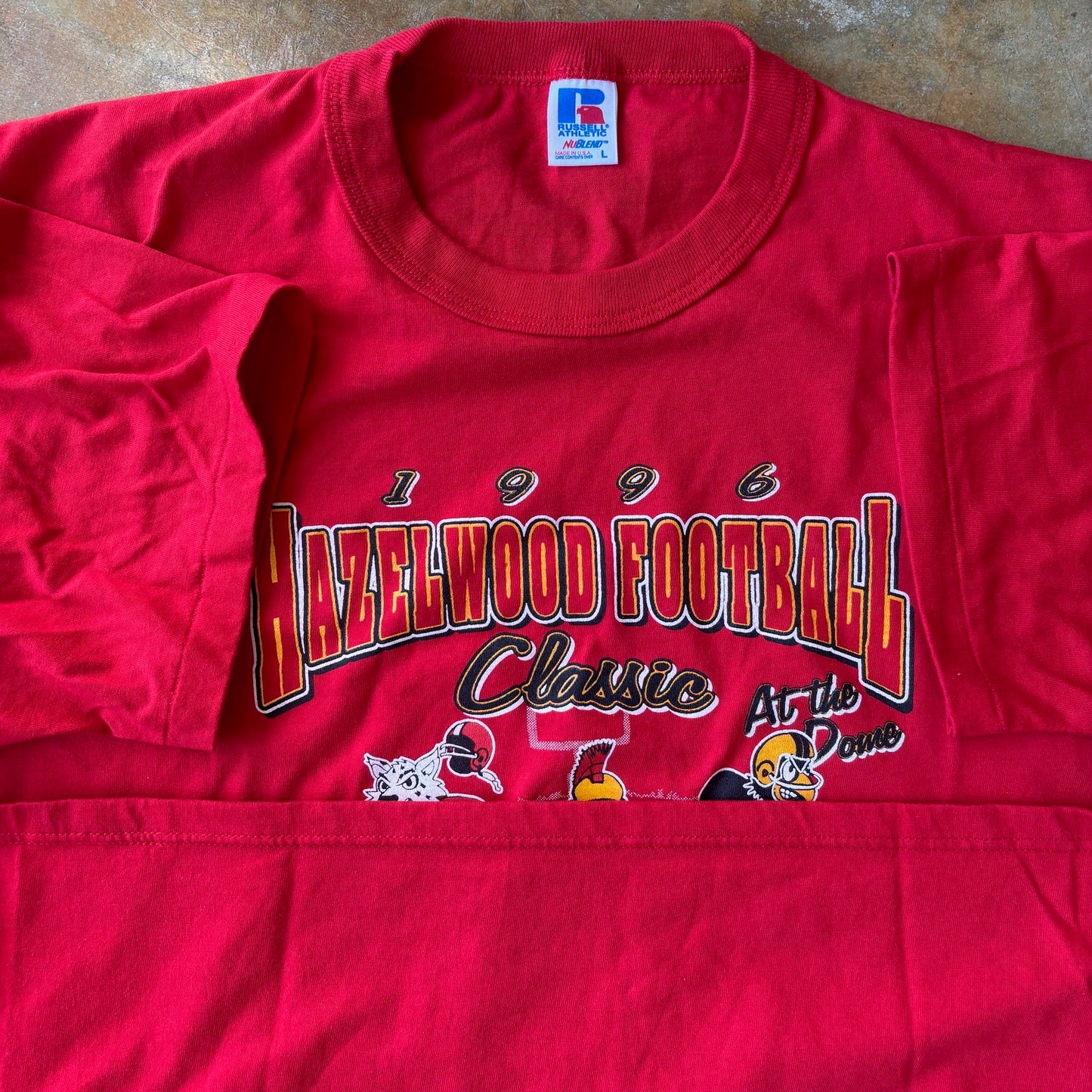 Hazelwood High School 1996 Red Shirt 90's - L