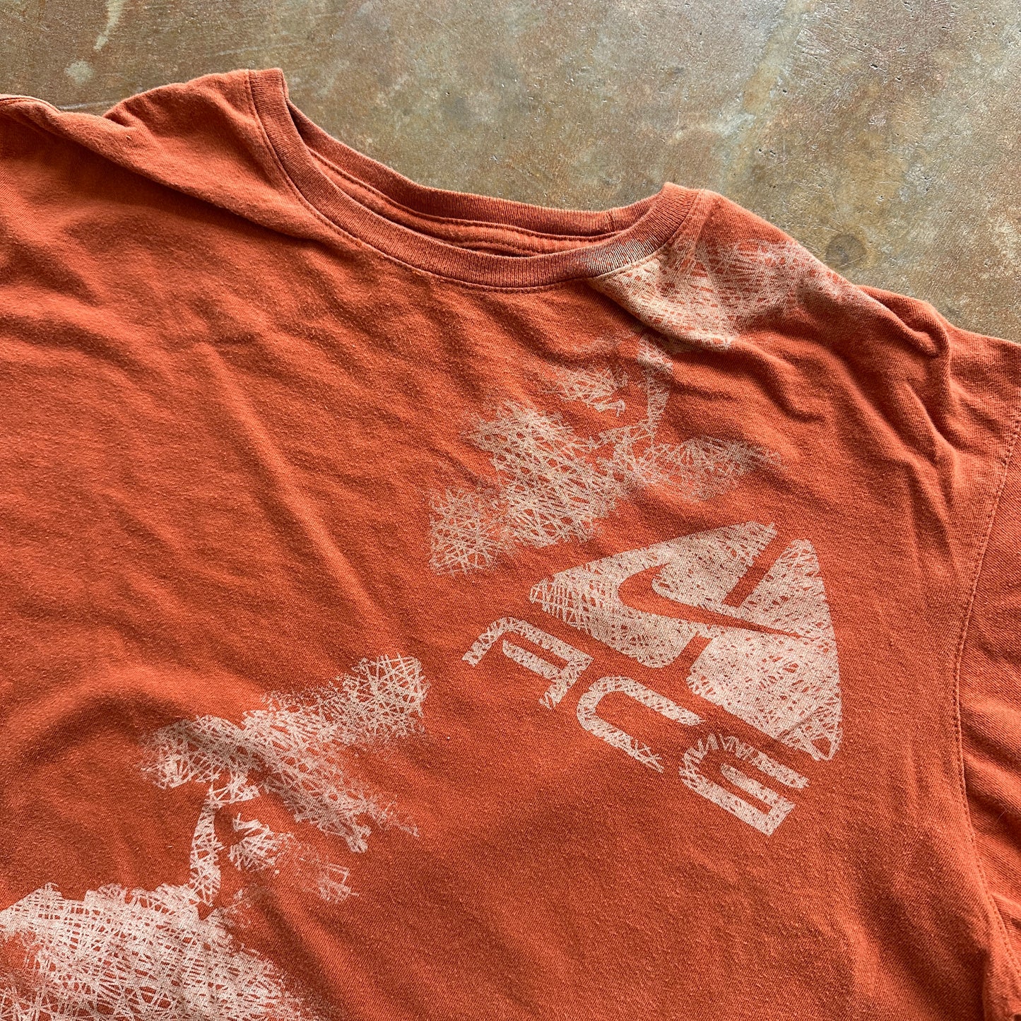 Nike ACG Grunge Skater Orange Short Sleeve Shirt 90's - 2XL