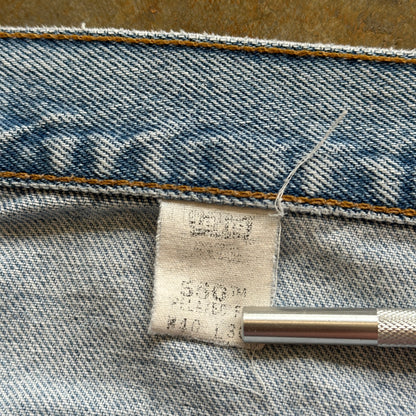 Levis 560 Light Wash Jeans Blue Loose Fit Baggy Skater Y2K 90's - 38