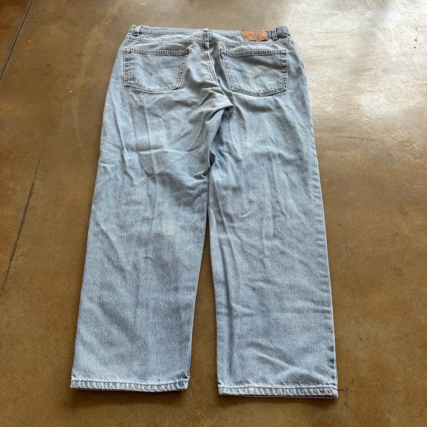 Levis 560 Light Wash Jeans Blue Loose Fit Baggy Skater Y2K 90's - 38