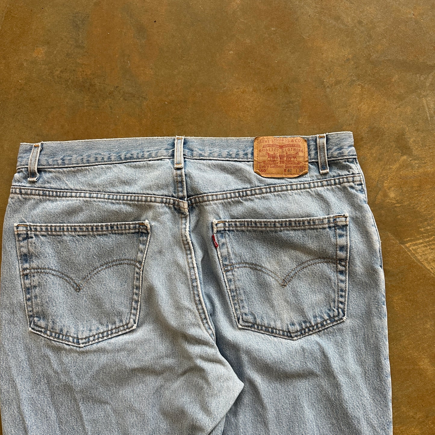 Levis 560 Light Wash Jeans Blue Loose Fit Baggy Skater Y2K 90's - 38