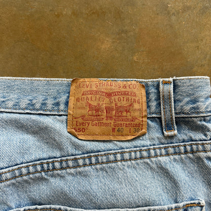 Levis 560 Light Wash Jeans Blue Loose Fit Baggy Skater Y2K 90's - 38