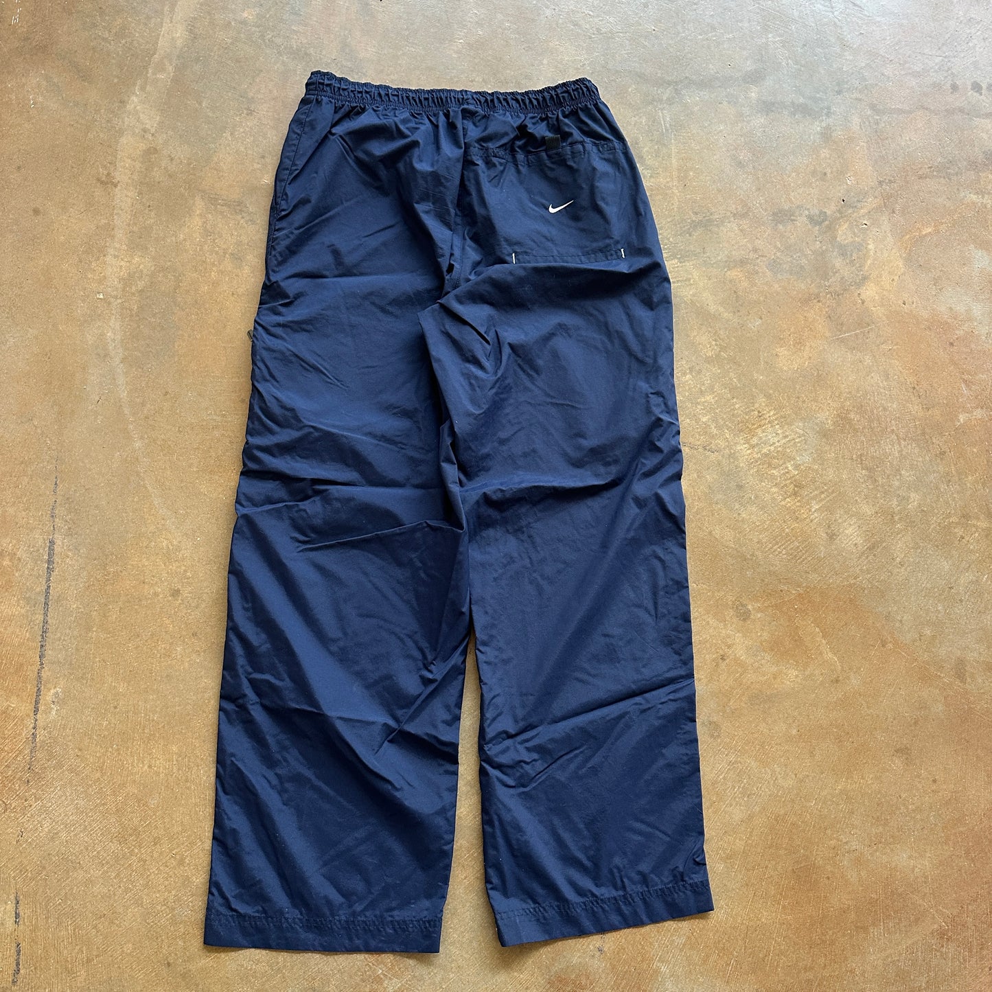 Nike Utility Cargo Pocket Track Baggy Loose Pants Navy Blue 90's - XL