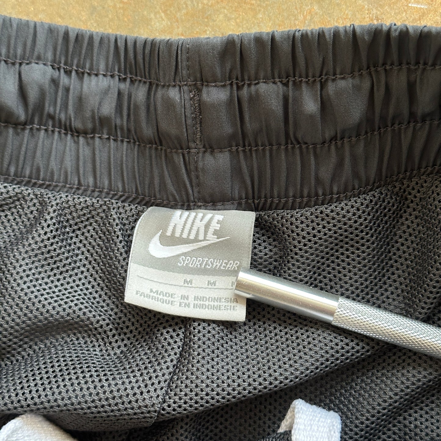 Nike Baggy Mesh Lined Track Pants Windbreaker Y2K 00's - M
