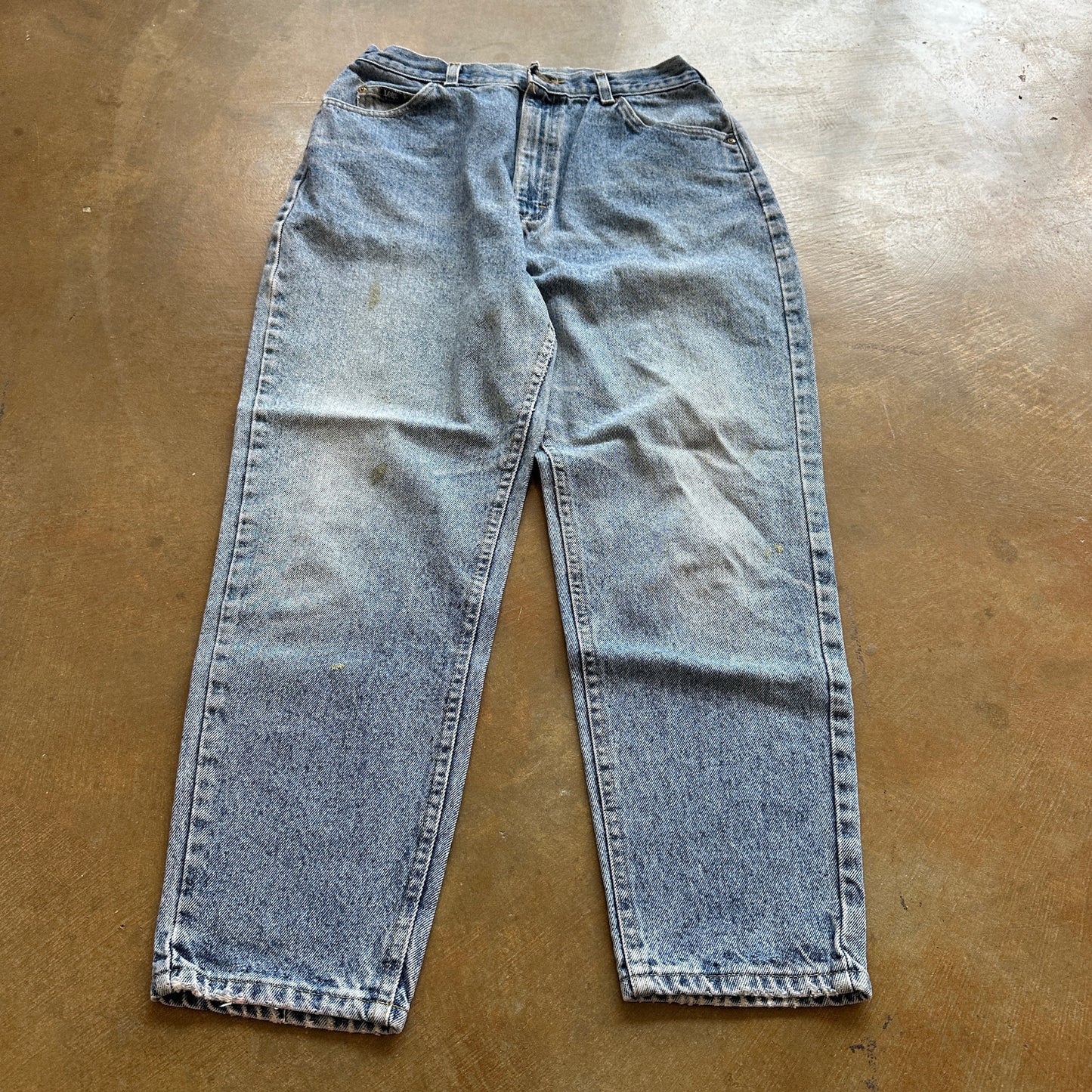 Lee Light Wash Womens USA Union Made Jeans 90's - 14 Petite