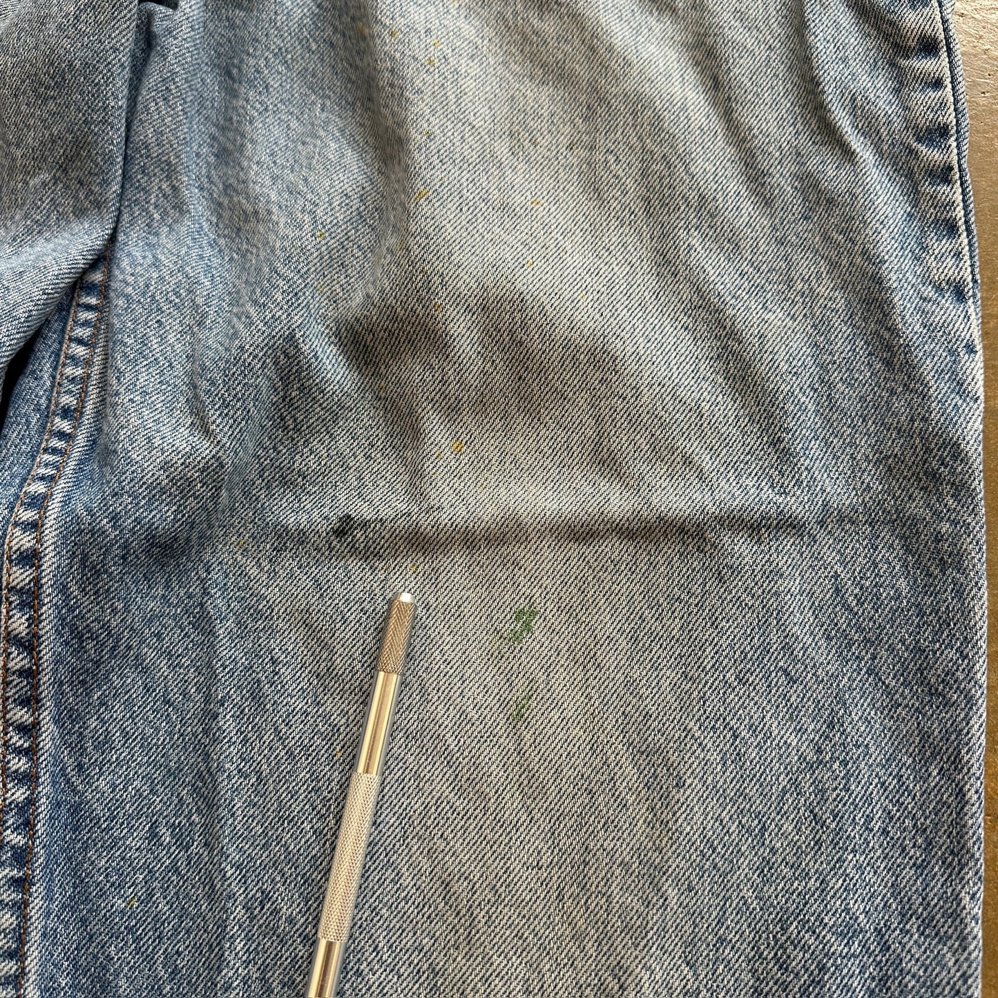 Levis 540 USA Made Baggy Skater Distressed Light Wash Jeans 90's - 34