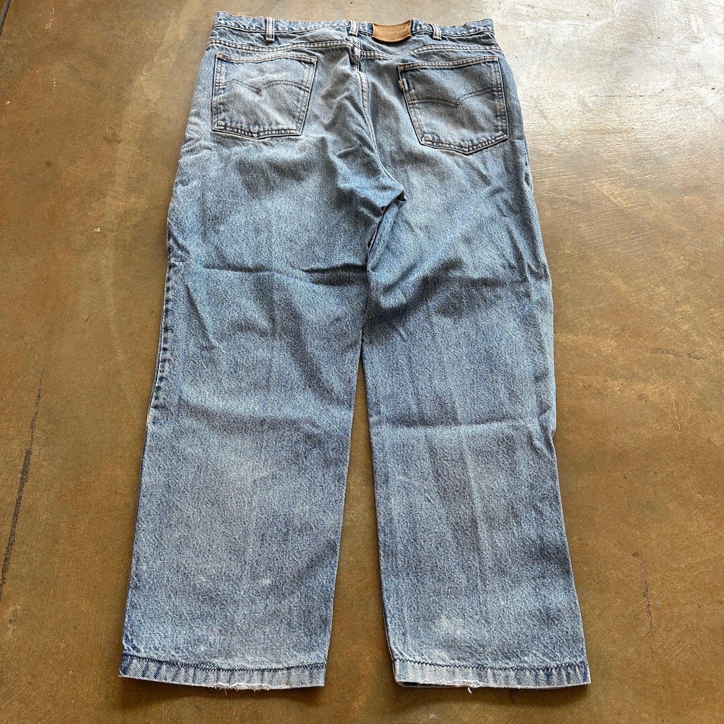 Levis 540 USA Made Baggy Skater Distressed Light Wash Jeans 90's - 34