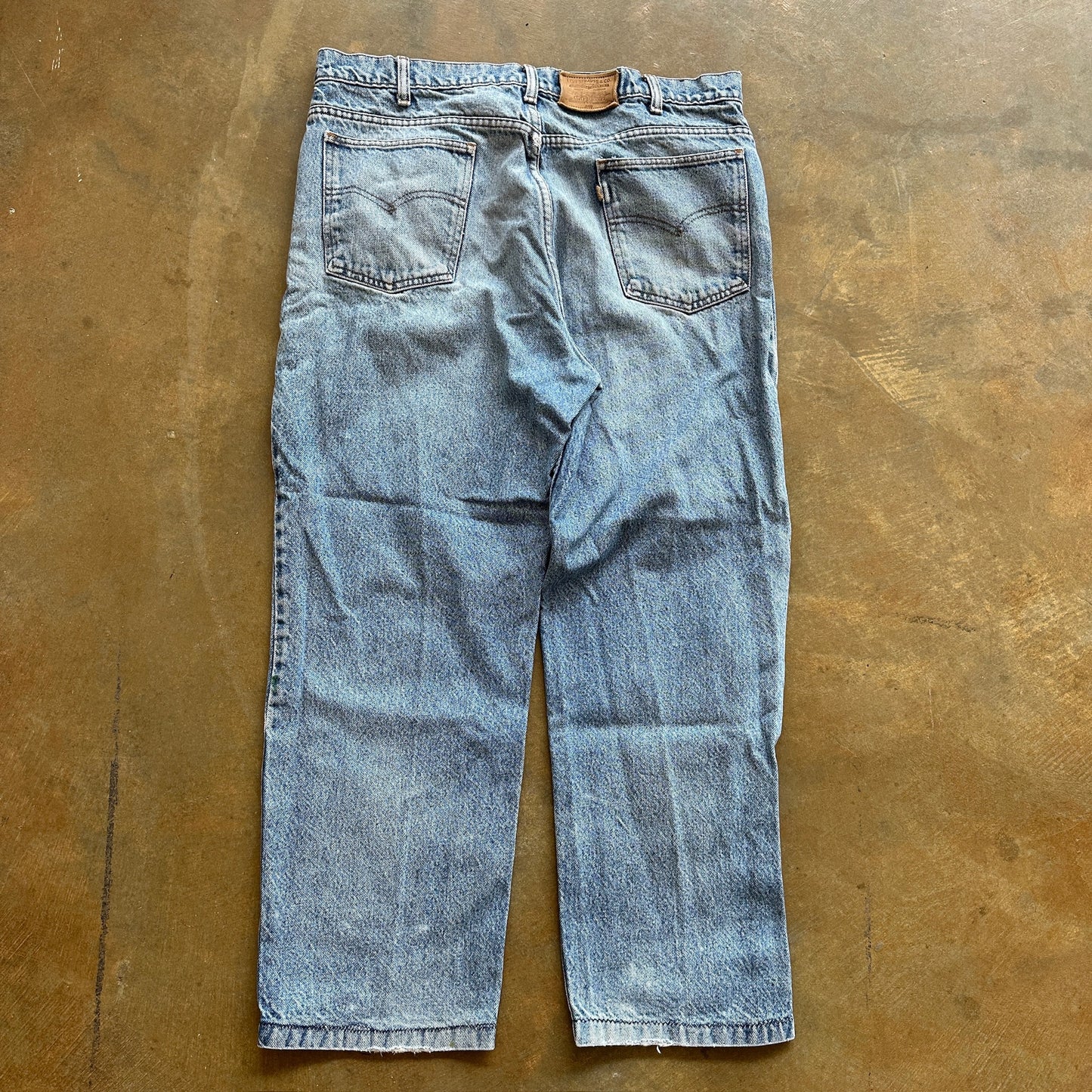Levis 540 USA Made Baggy Skater Distressed Light Wash Jeans 90's - 34