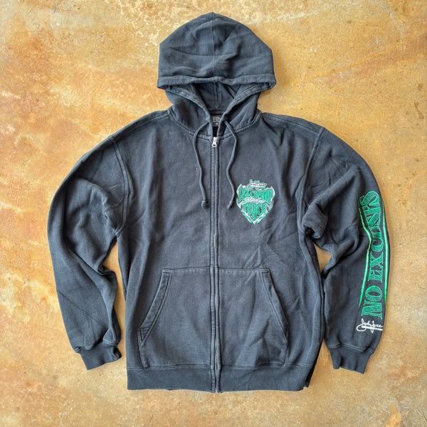 John Force NHRA Racing Full Zip 14x Champion Graphic Jacket 00's - M