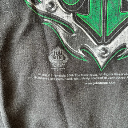 John Force NHRA Racing Full Zip 14x Champion Graphic Jacket 00's - M