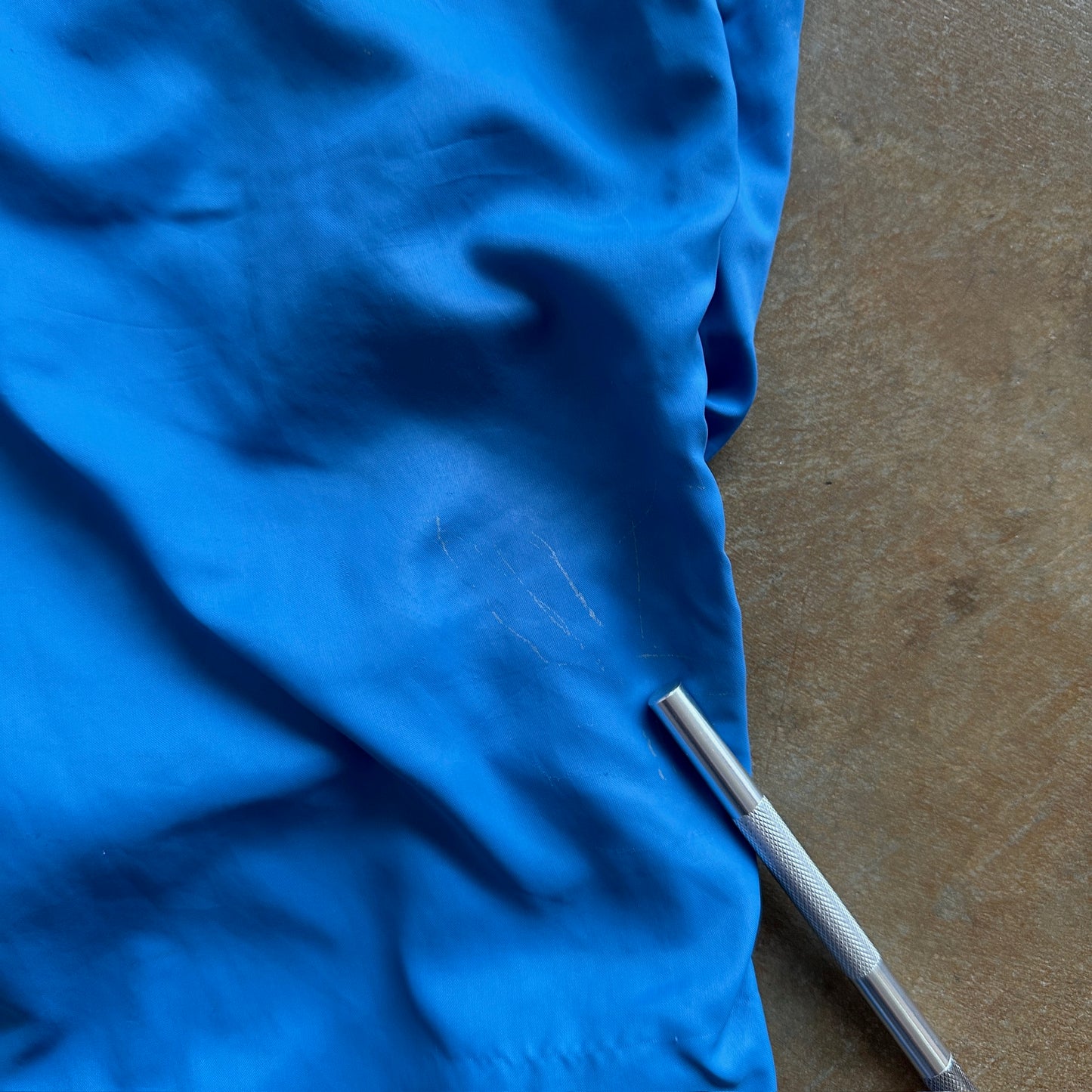 Nike Light Blue Purple Swoosh Womens Cotton Lined Track Pants 90's - Womens M