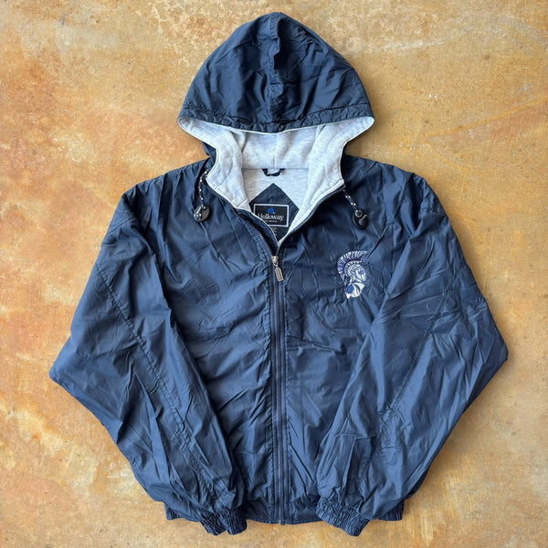 Holloway Sports Lined Hooded Varsity Jacket High School Baseball 90's - M