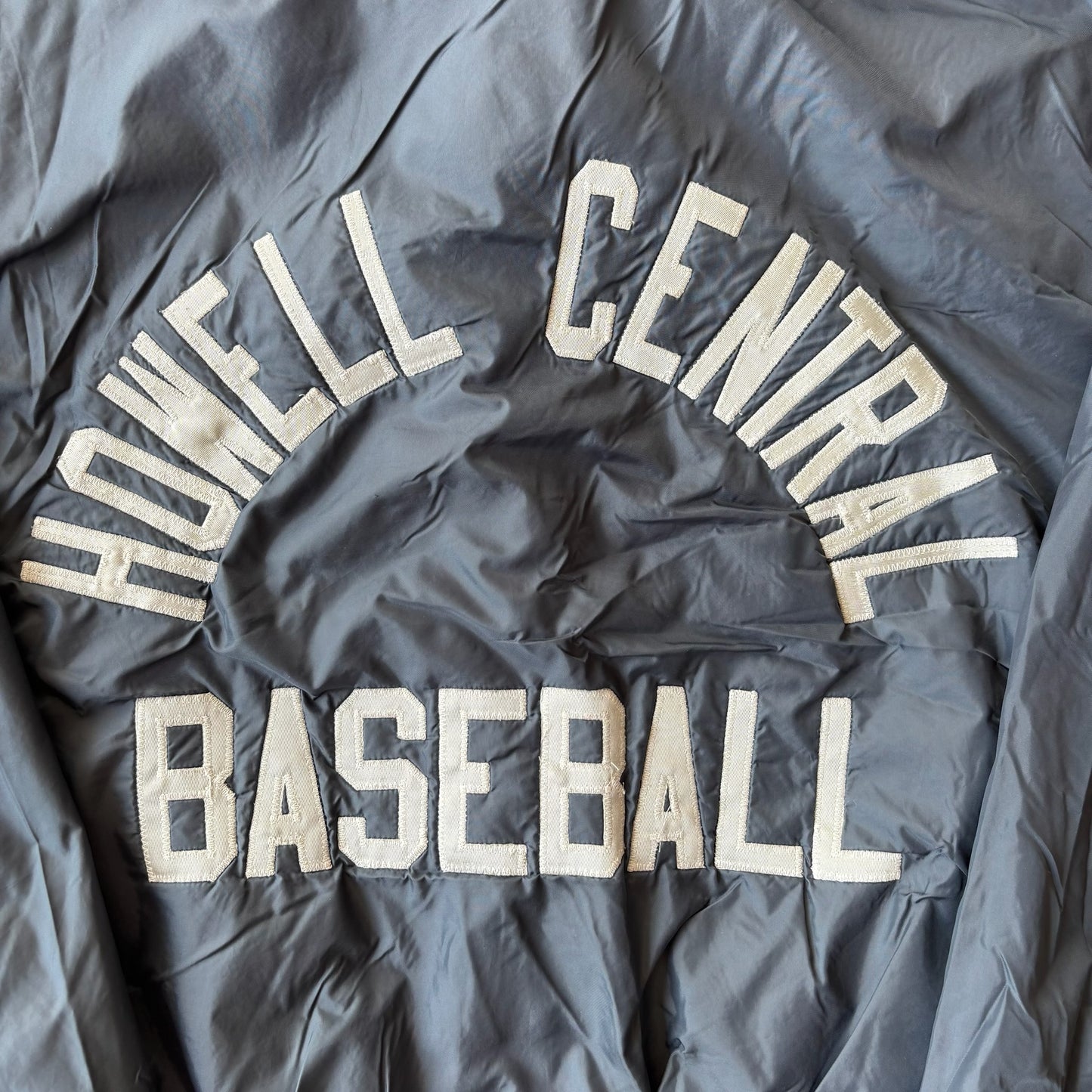 Holloway Sports Lined Hooded Varsity Jacket High School Baseball 90's - M
