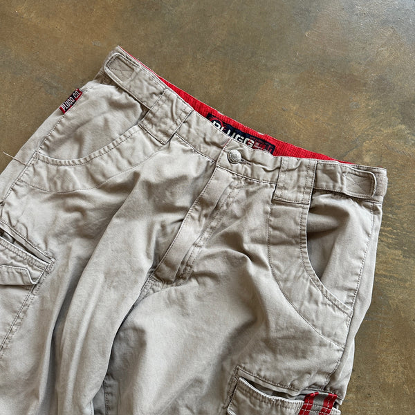 Plugg Co Utility Parachute Pants Convertible Rave Baggy Skater Y2K 00's - 29 hover