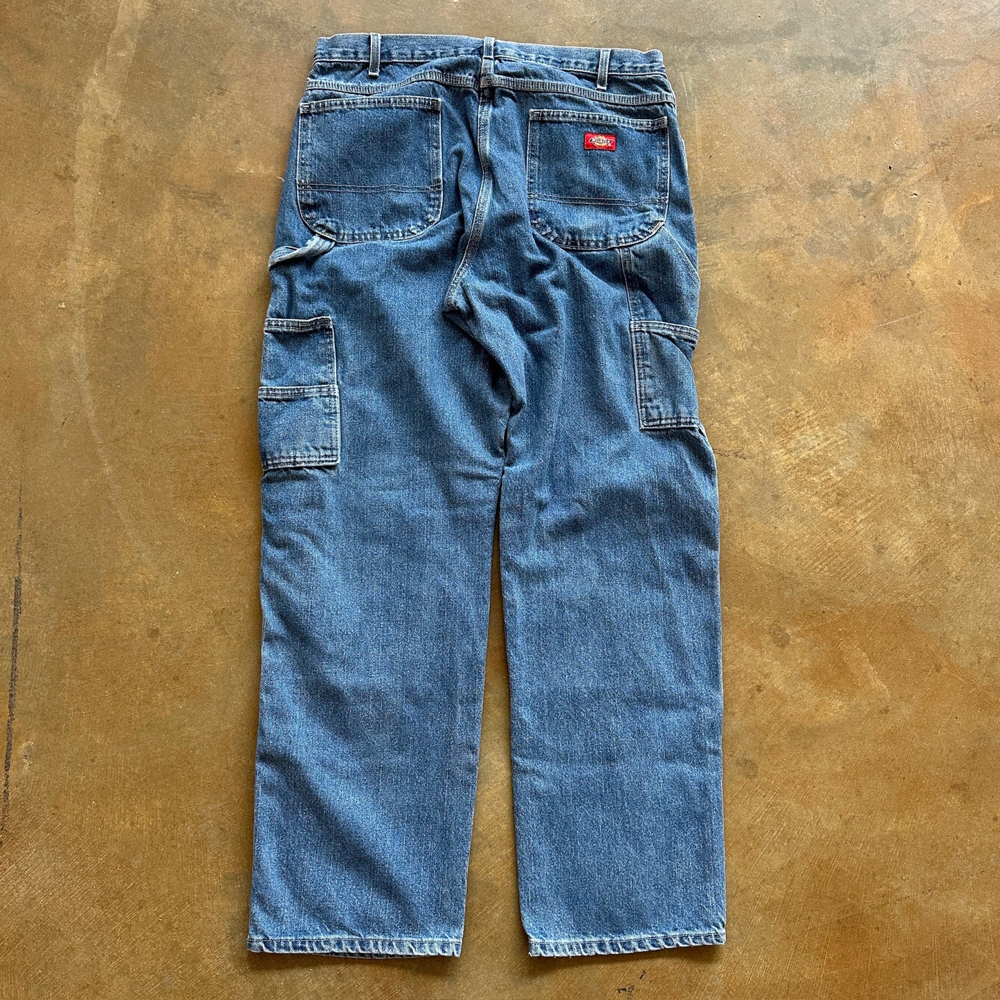 Dickies Double Knee Carpenter Relaxed Baggy Skater Workwear Jeans 00's - 34