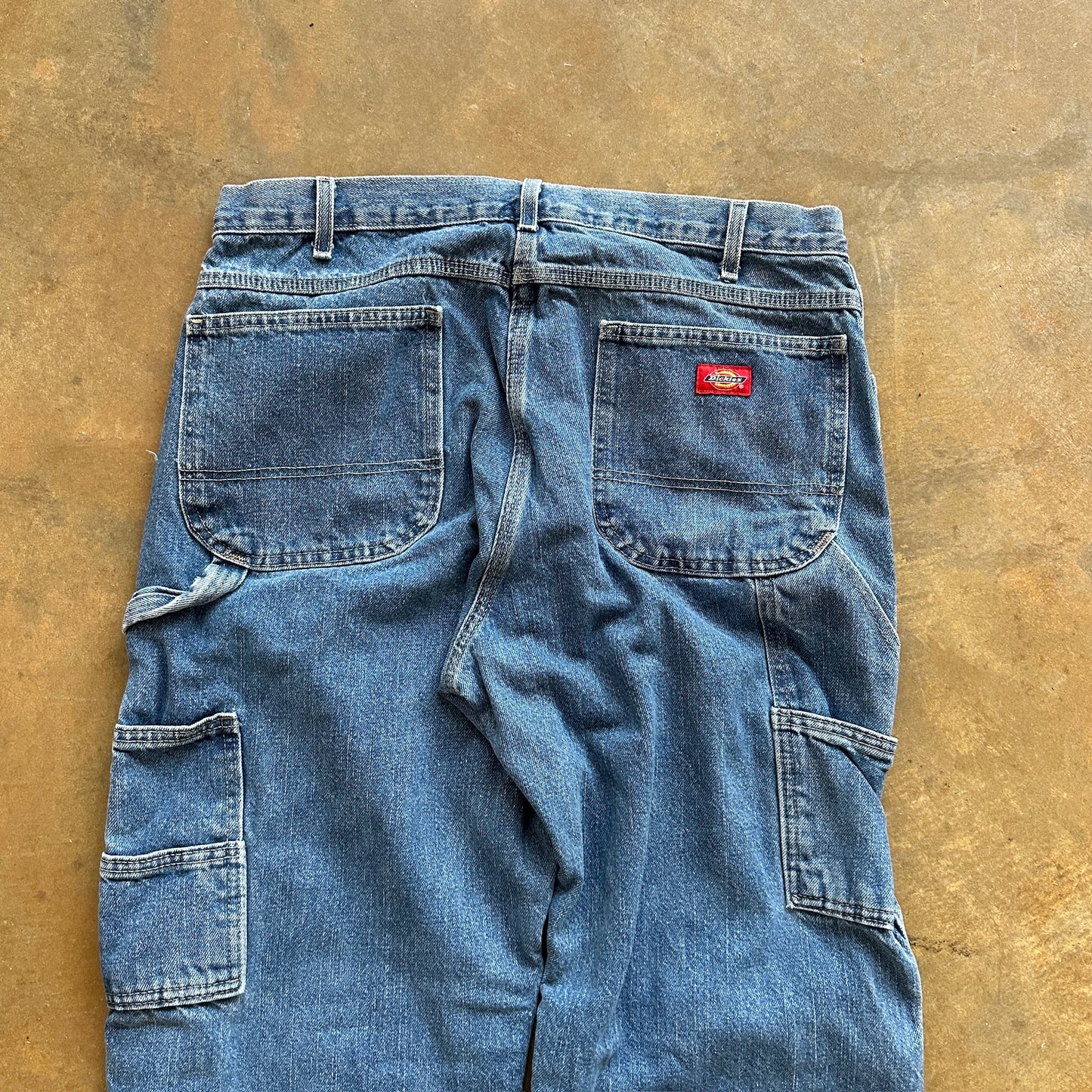 Dickies Double Knee Carpenter Relaxed Baggy Skater Workwear Jeans 00's - 34