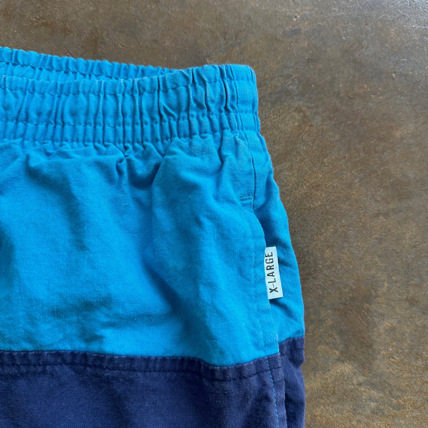 Lightning Bolt Surf Swim Trunks Colorblock Colorful 80's - XL