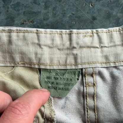Military Desert Storm Camo Chocolate Chip Cargo Shorts 90's - 34