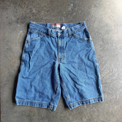 Y2K Blue Jean Carpenter Shorts Baggy 00's - 31