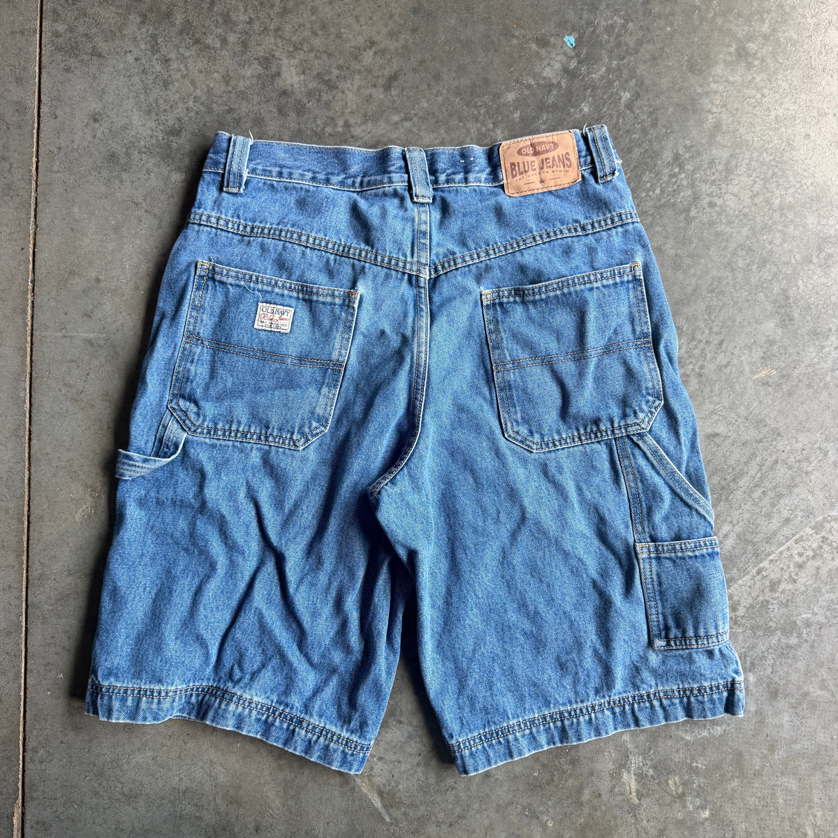 Y2K Blue Jean Carpenter Shorts Baggy 00's - 31