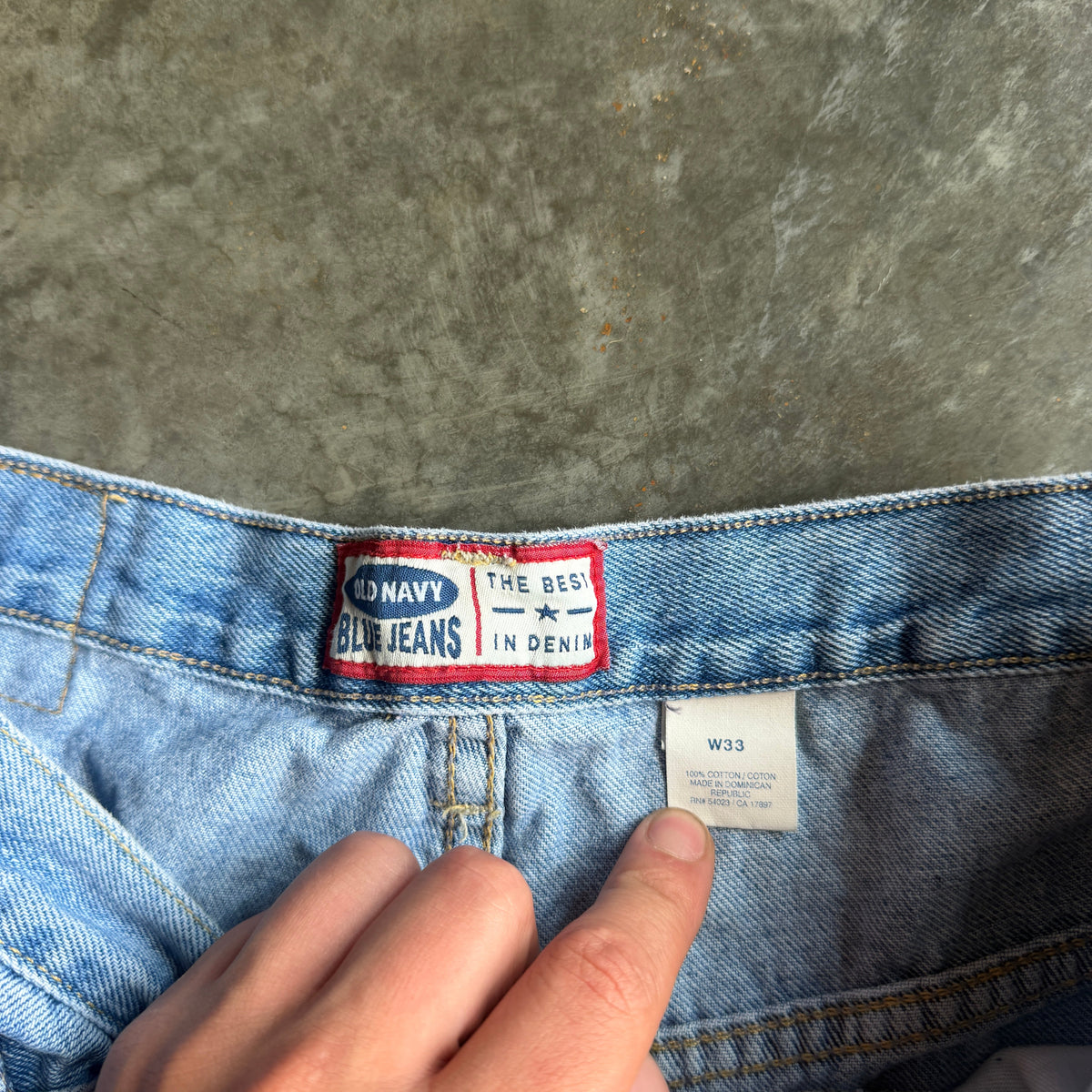 Y2K Light Wash Jean Carpenter Shorts Baggy 00's - 30