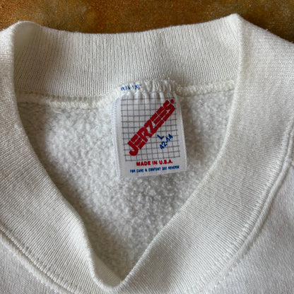 Airliner Bar & Grill Spaceship Rocket Graphic Sweatshirt Crewneck 90's - M