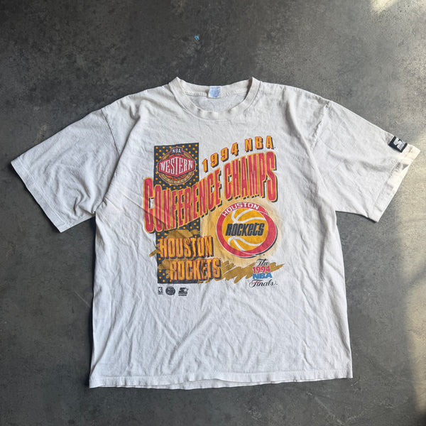 Vintage Starter Houston Rockets 1994 Conference Champ Shirt 90's - XL