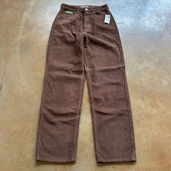 Empyre Corduroy Skater Baggy Loose Fit Womens Brown Tori Pants - 4