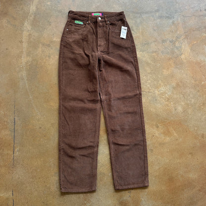 Empyre Corduroy Skater Baggy Loose Fit Womens Brown Tori Pants - 4