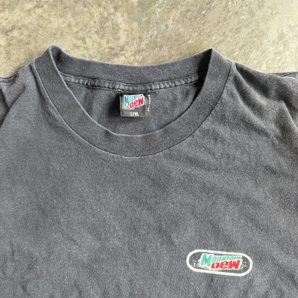 Mountain Dew Promo Double Sided Graphic Shirt 00's - L