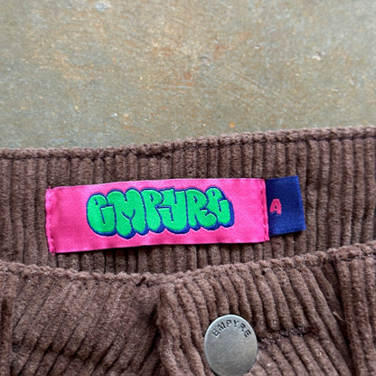 Empyre Corduroy Skater Baggy Loose Fit Womens Brown Tori Pants - 4