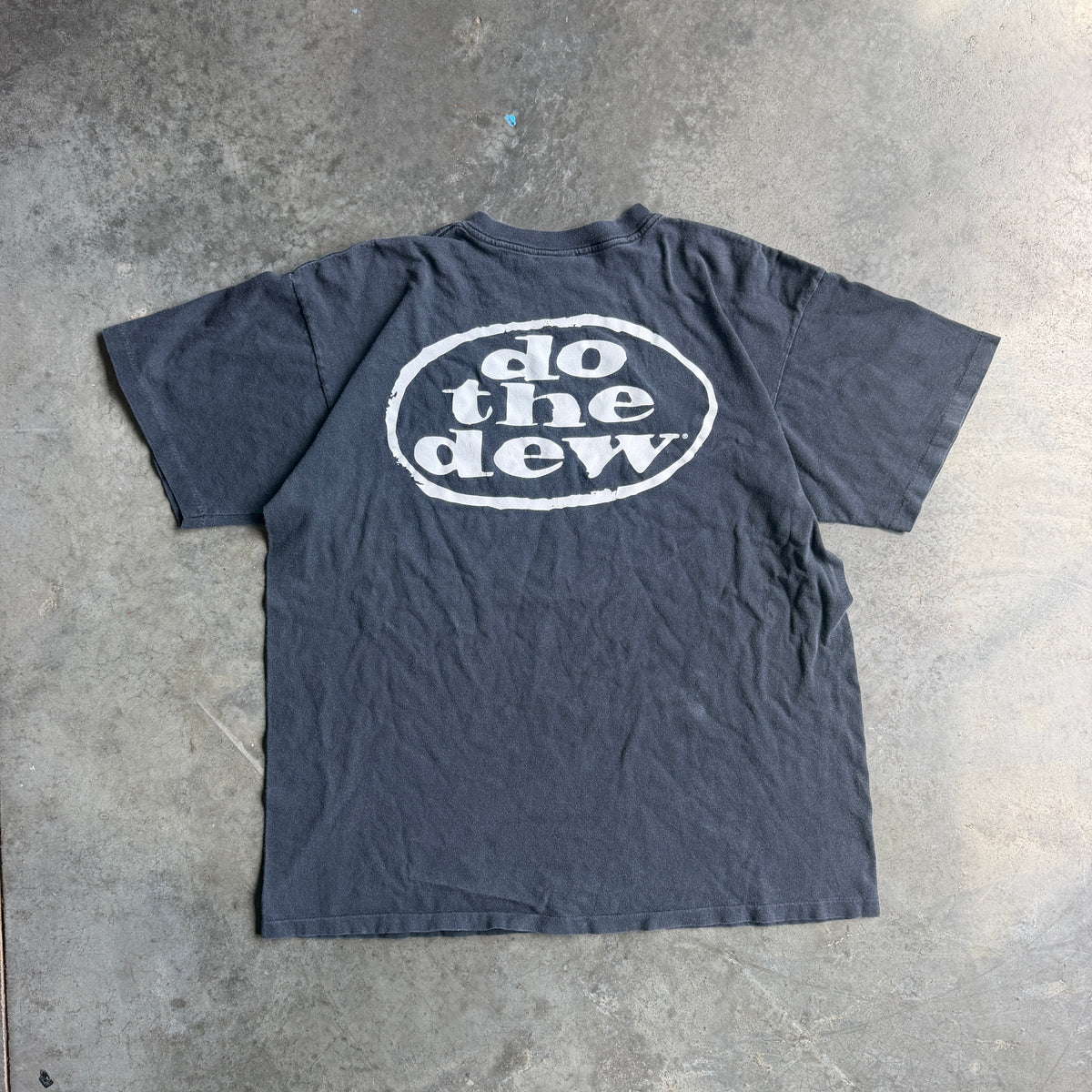 Mountain Dew Promo Double Sided Graphic Shirt 00's - L