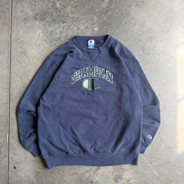 Champion Embroidered Heavyweight Crewneck Sweatshirt 90's - XL