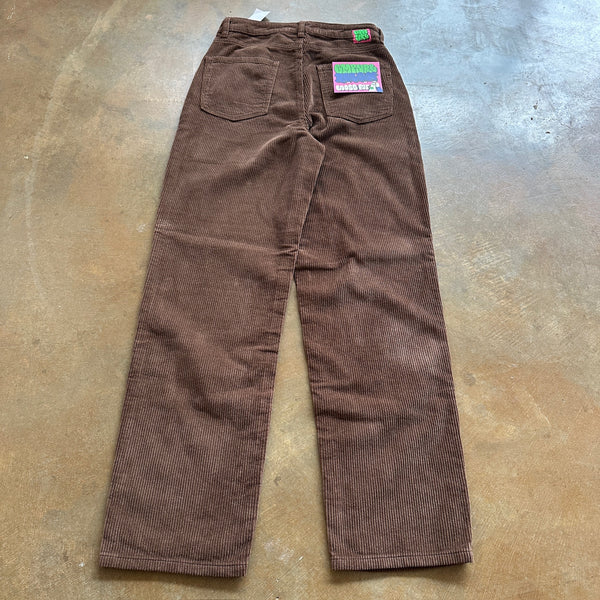 Empyre Corduroy Skater Baggy Loose Fit Womens Brown Tori Pants - 4 hover