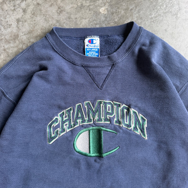 Champion Embroidered Heavyweight Crewneck Sweatshirt 90's - XL hover