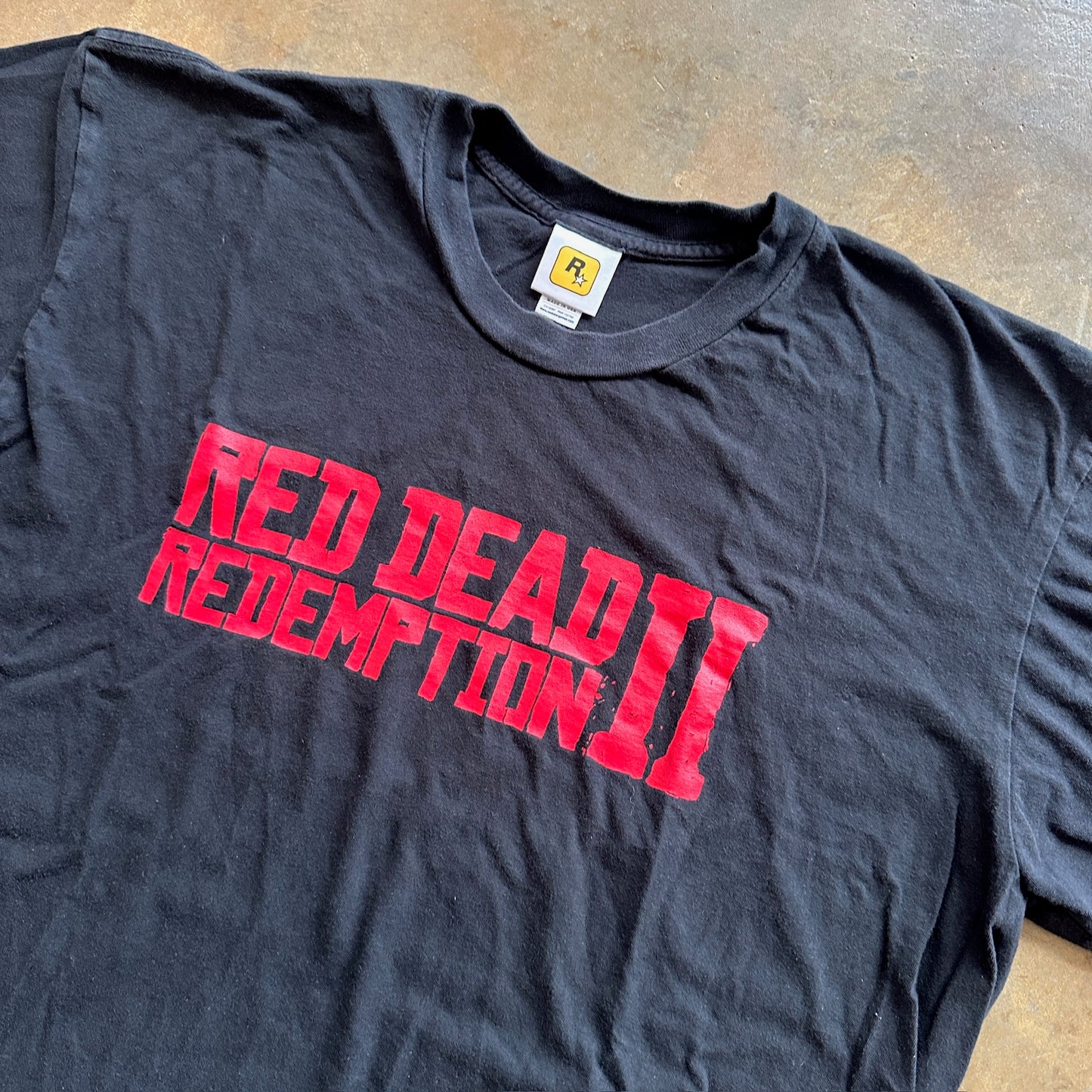 Red Dead Redemption Rockstar Promo Shirt 90's - L
